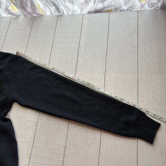 True Rock 1/4 Zip Blue Black Pullover Sweater Size Large - Picture 7 of 10